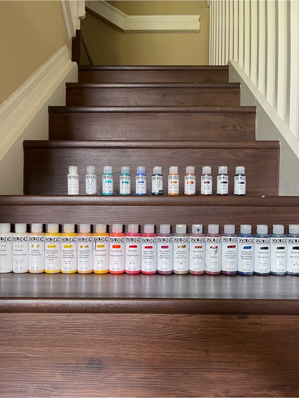 Golden Fluid Acrylics Paint Bundle #9 - Serene (30 Bottles)